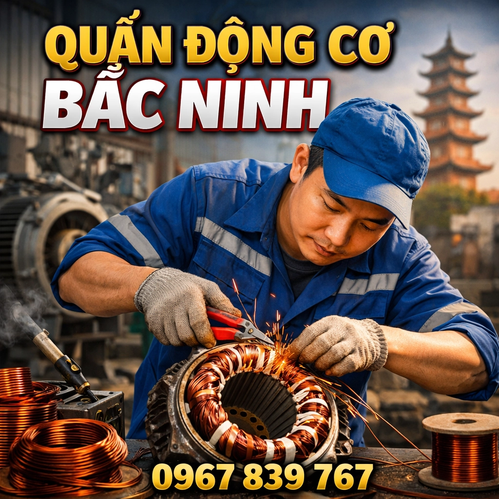 Dịch vụ quấn động cơ tại bắc ninh