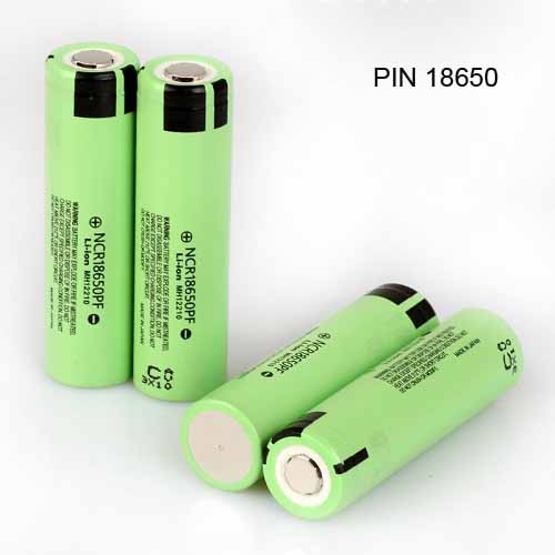 pin 18650 dùng cho quạt tích điện