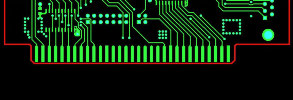 edge connector xem qua CAM