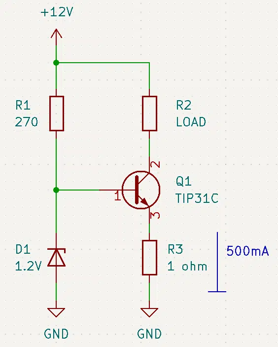 nguồn dòng dùng transistor