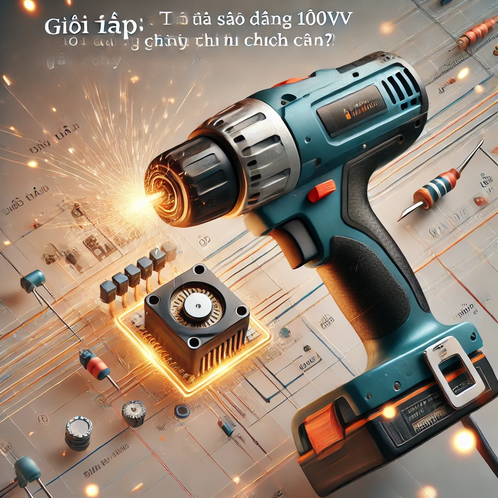 Giải Đáp: Tại Sao Dụng Cụ Điện 100V Gây Đánh Lửa Khi Chạy Qua Mạch Cản?