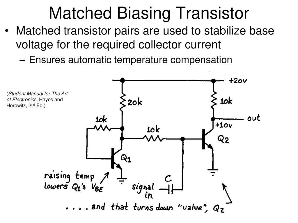 Hướng Dẫn Sử Dụng Matched Biasing Transistor Trong Mạch Vi Sai