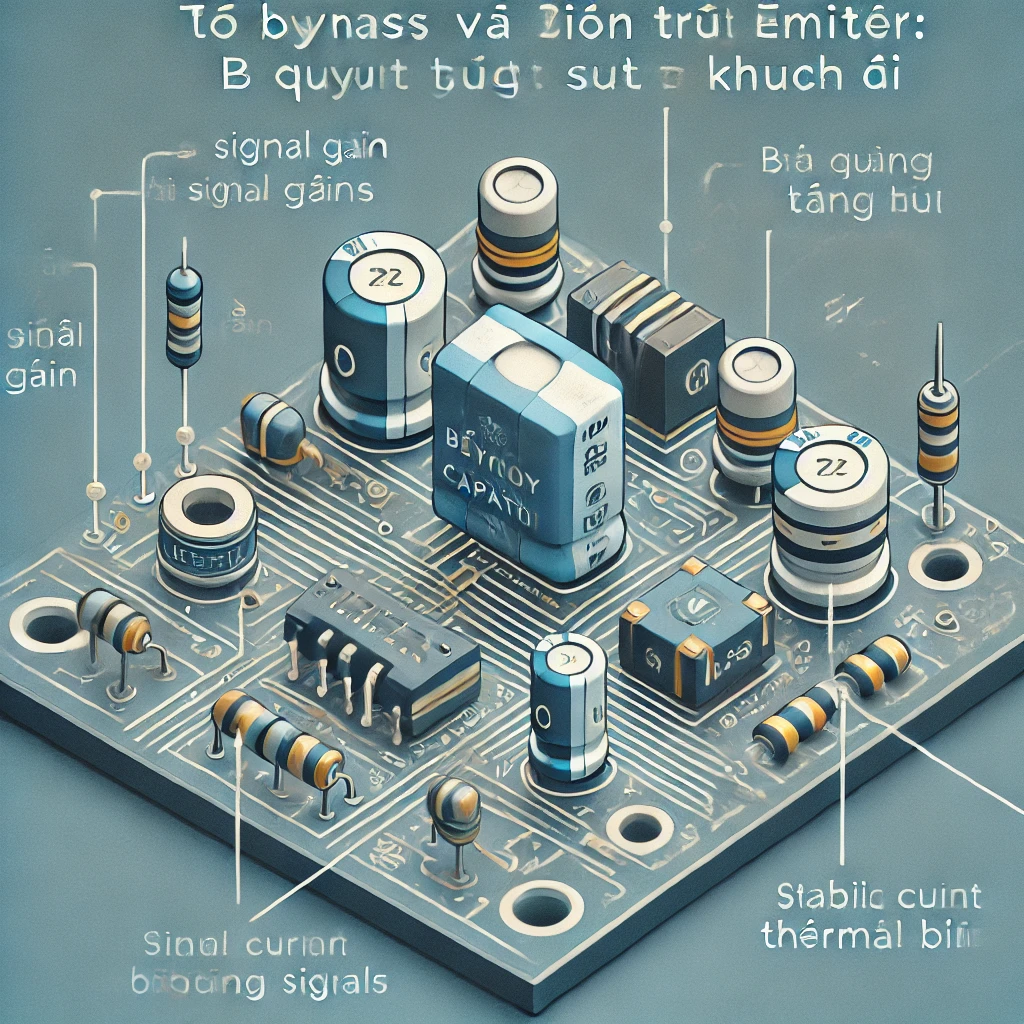Tụ Bypass Và Điện Trở Emitter: Bí Quyết Tăng Hiệu Suất Khuếch Đại