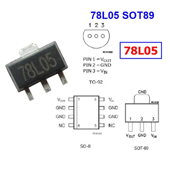 ic 7805 dán, smd